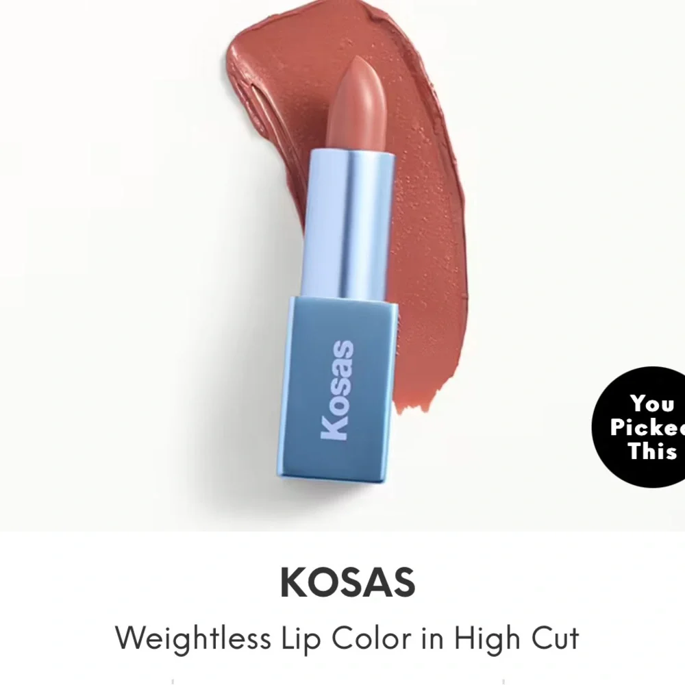 New Kosas Weightlesss Lip Color in “High Cut” - Picture 1 of 4